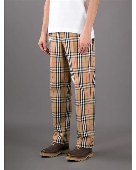 burberry print pants|burberry slacks for men.